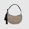 Small Nylon Crescent Bag (Brown Stripe)