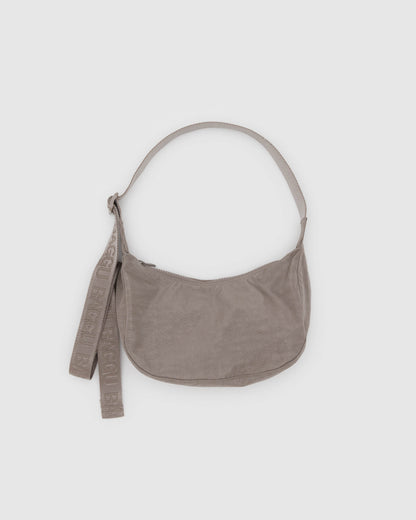 Small Crescent Nylon Bag (Dove)