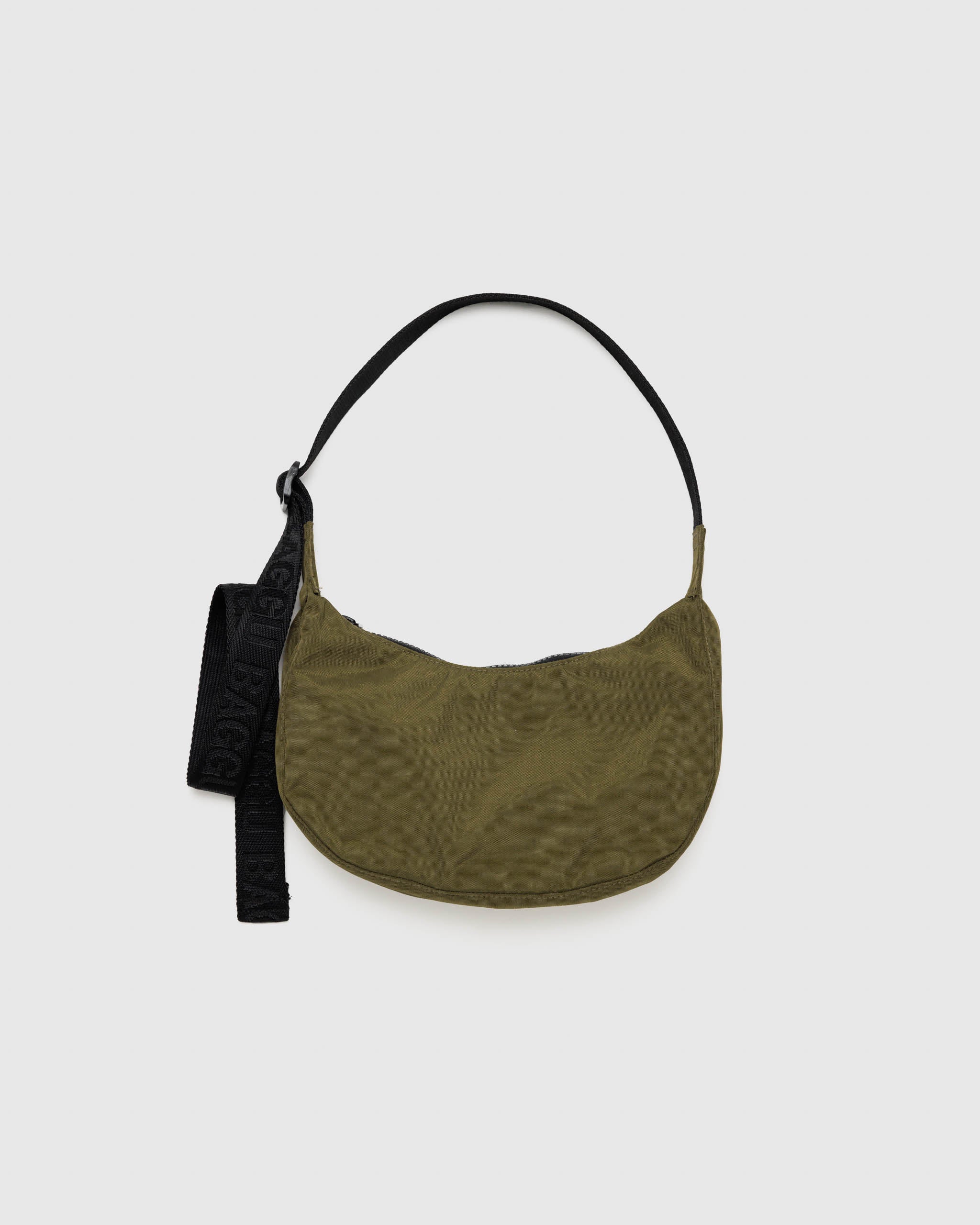 Mini Crescent Nylon Bag - Seaweed