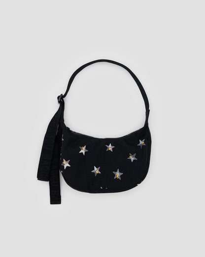 Small Crescent Nylon Bag (Stars)