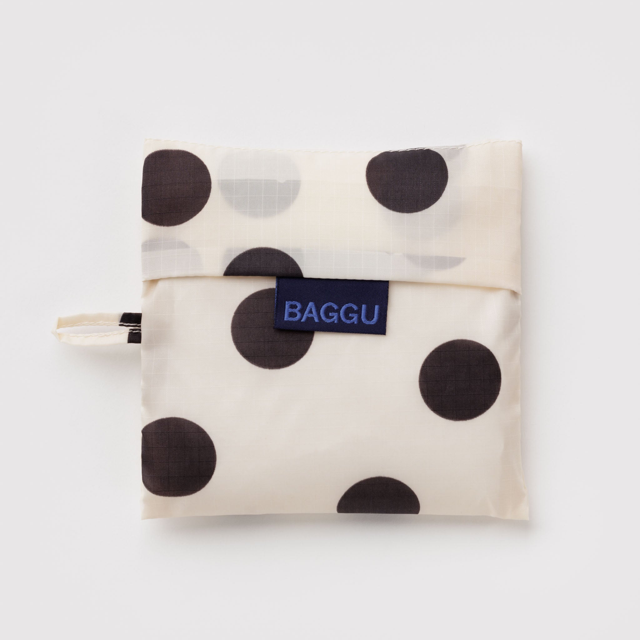 BAGGU Standard Reusable Bag (Cream and Black Polka Dot)