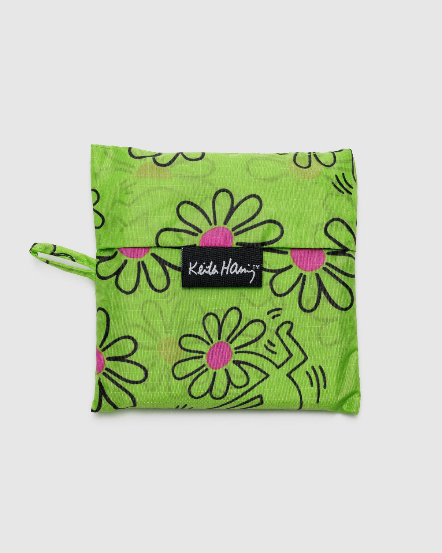 BAGGU Standard Reusable Bag (Keith Haring Flowers)