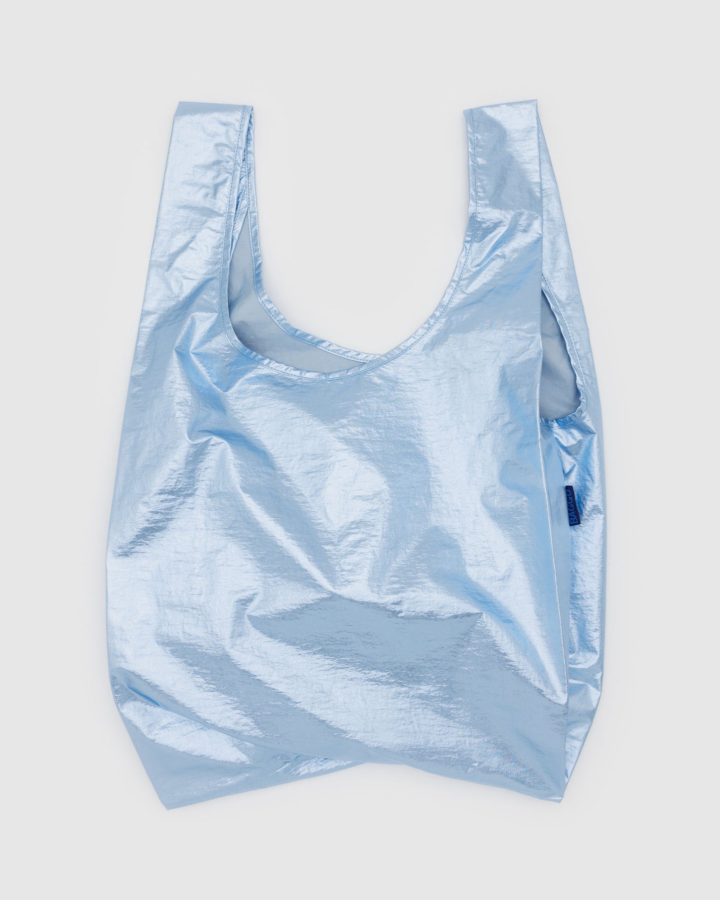 BAGGU Standard Reusable Bag (Metallic Light Blue)