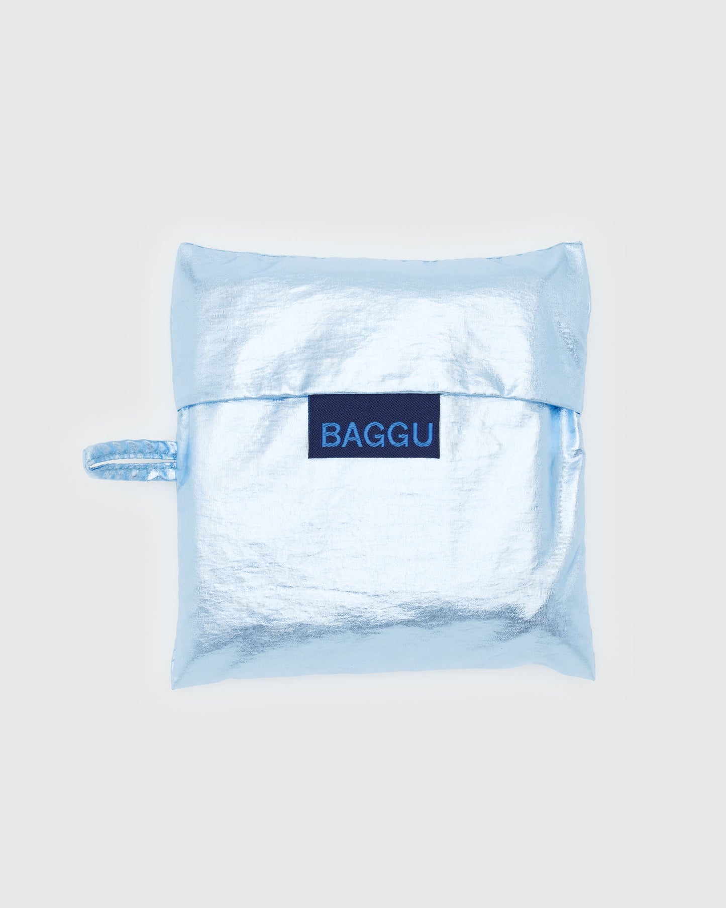 BAGGU Standard Reusable Bag (Metallic Light Blue)