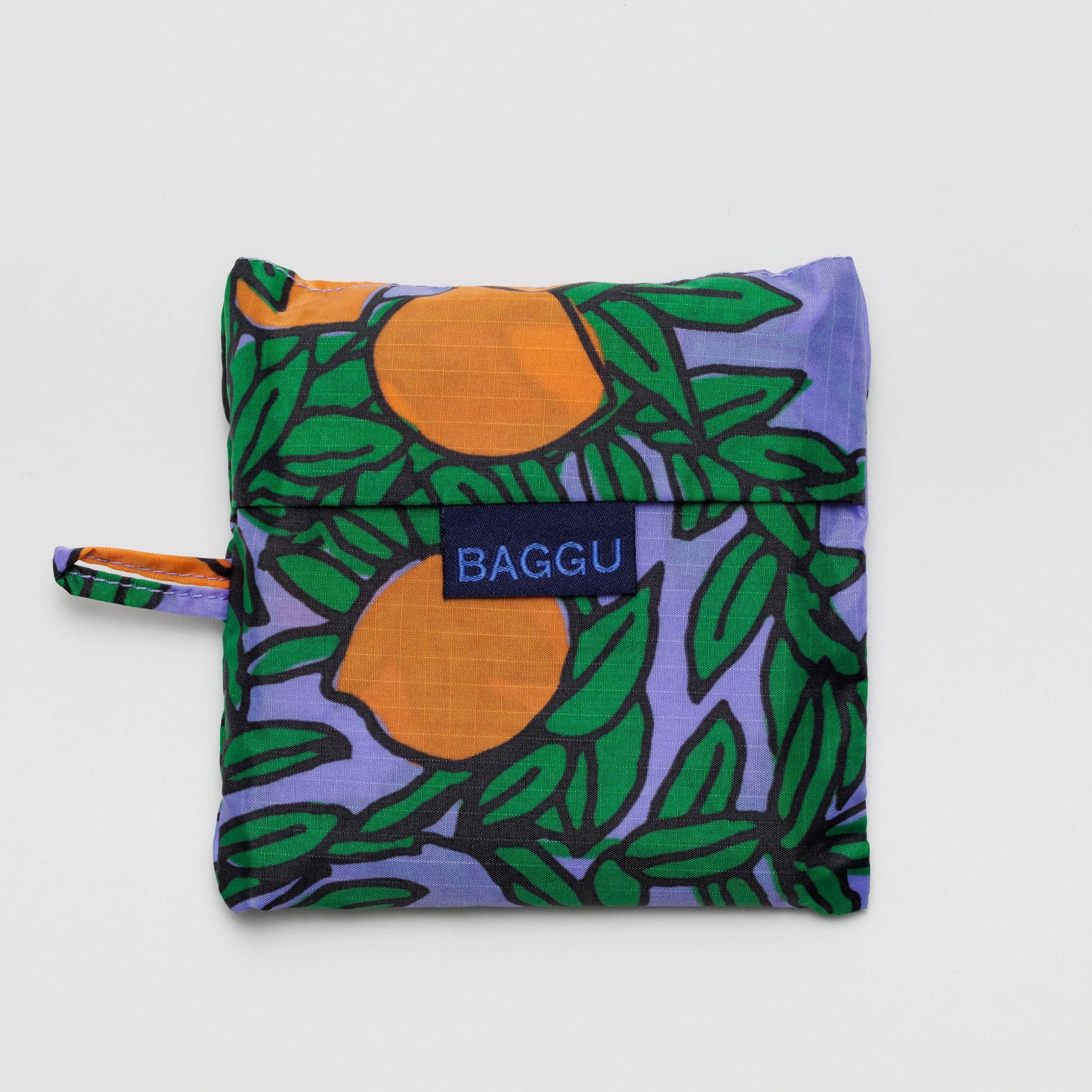 BAGGU Standard Reusable Bag (Orange Tree Periwinkle)