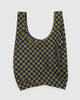 BAGGU Standard Reusable Bag (Pear Navy Check)