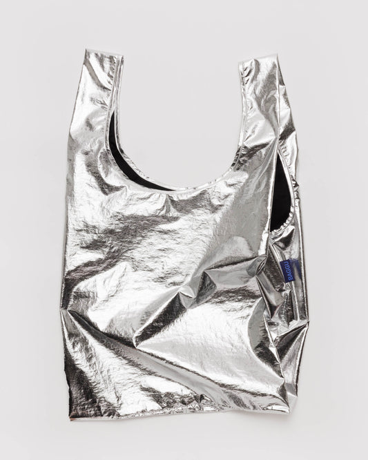 Standard Baggu (Metallic Silver)