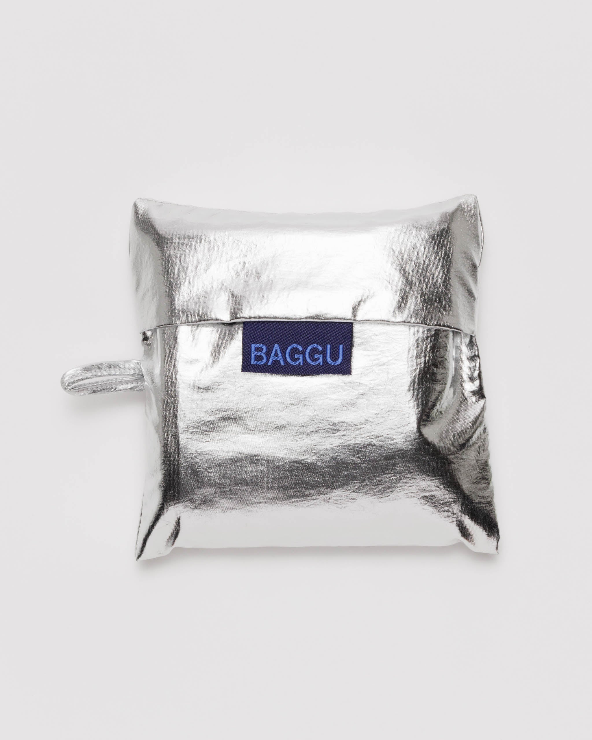 Standard Baggu (Metallic Silver)