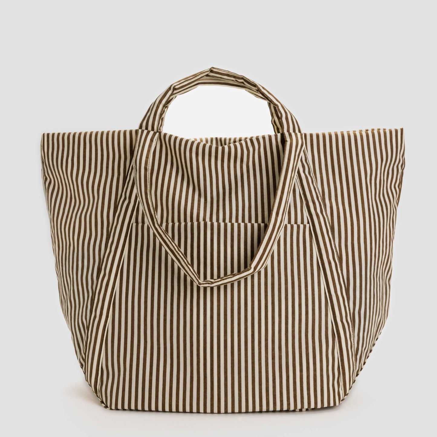 Travel Cloud Bag (Brown Stripe)