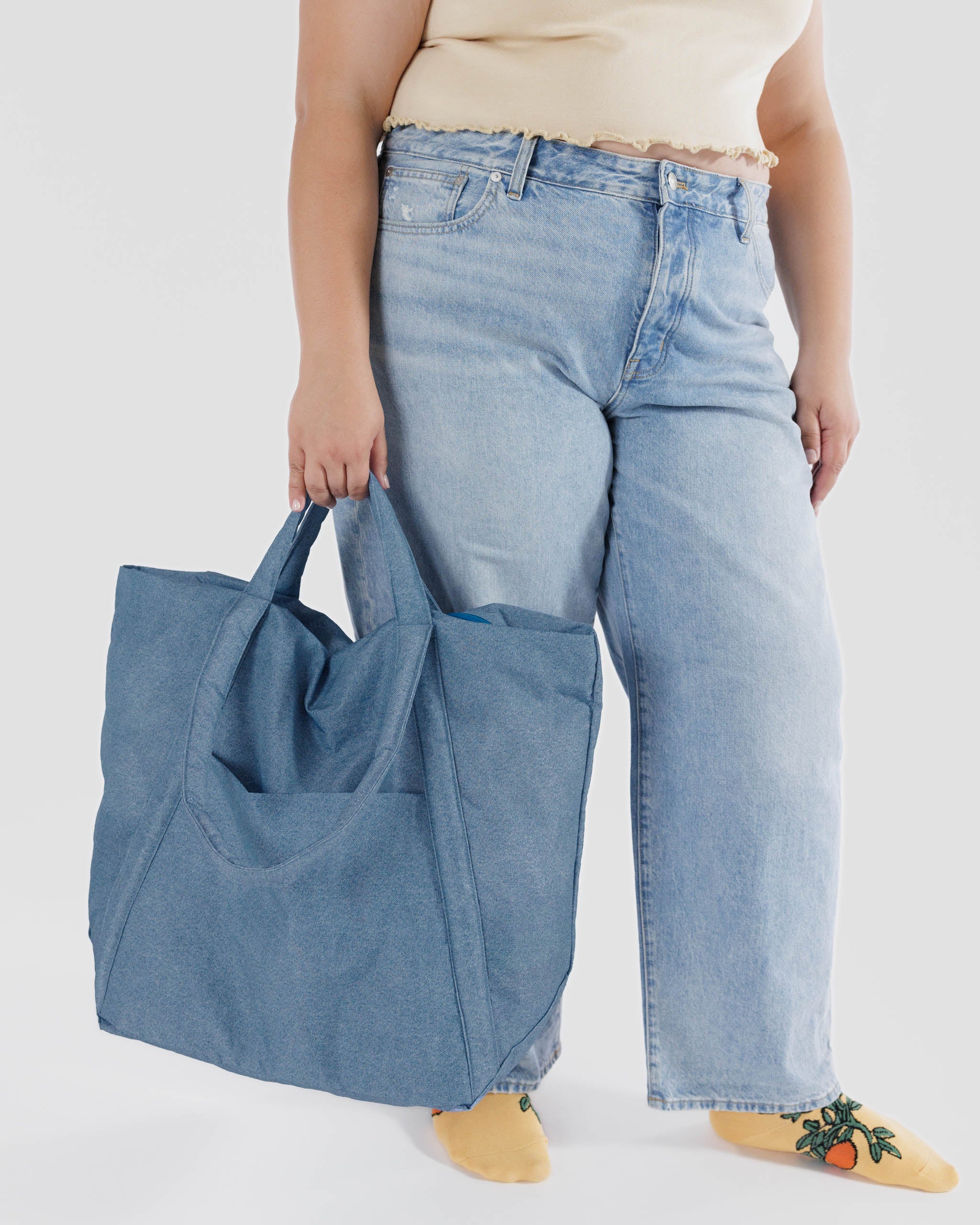 BAGGU Travel Cloud Bag (Digital Denim)