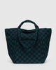 Travel Cloud Bag (Navy Green Check)