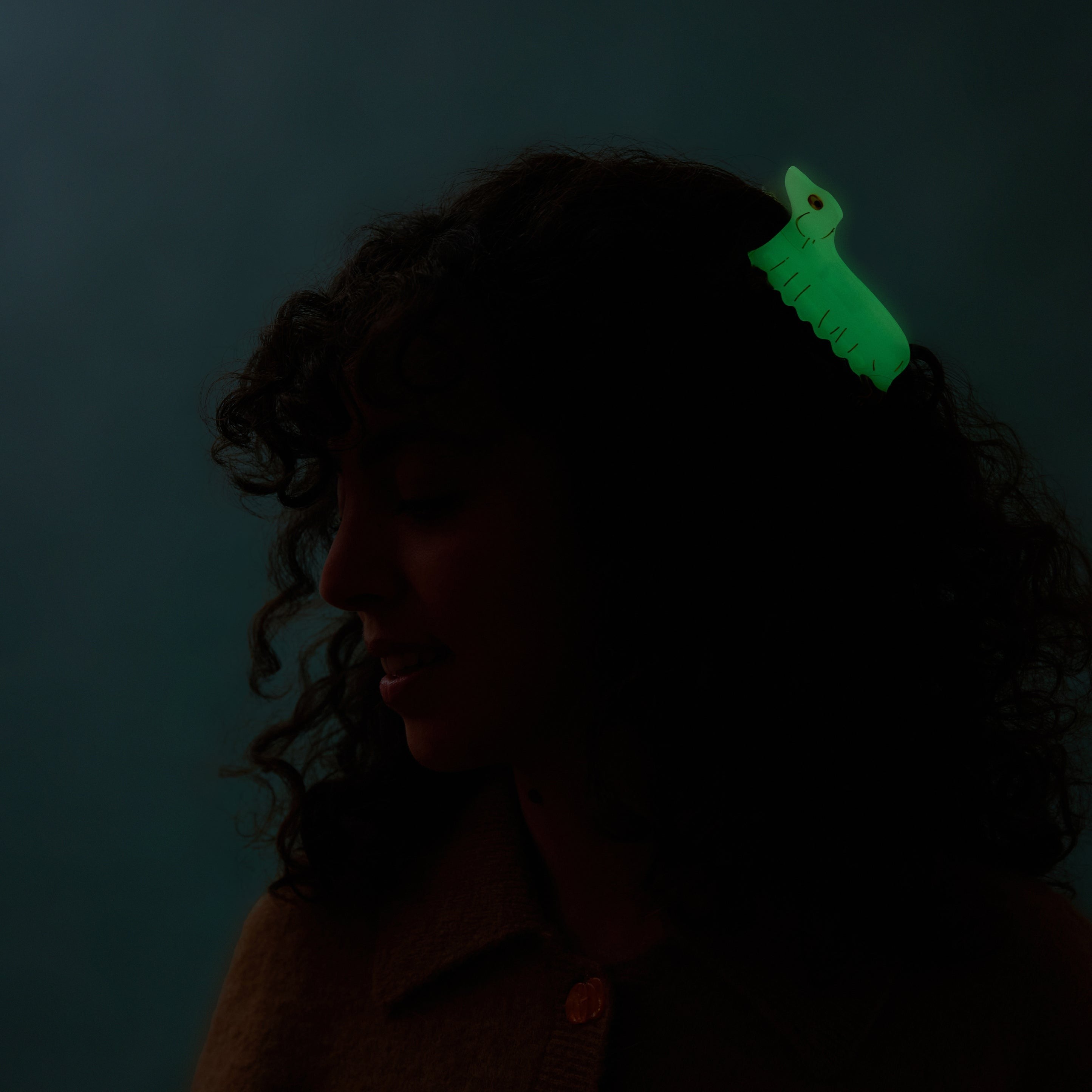 Coucou Suzette Hair Claw (Ghost Dachshund)