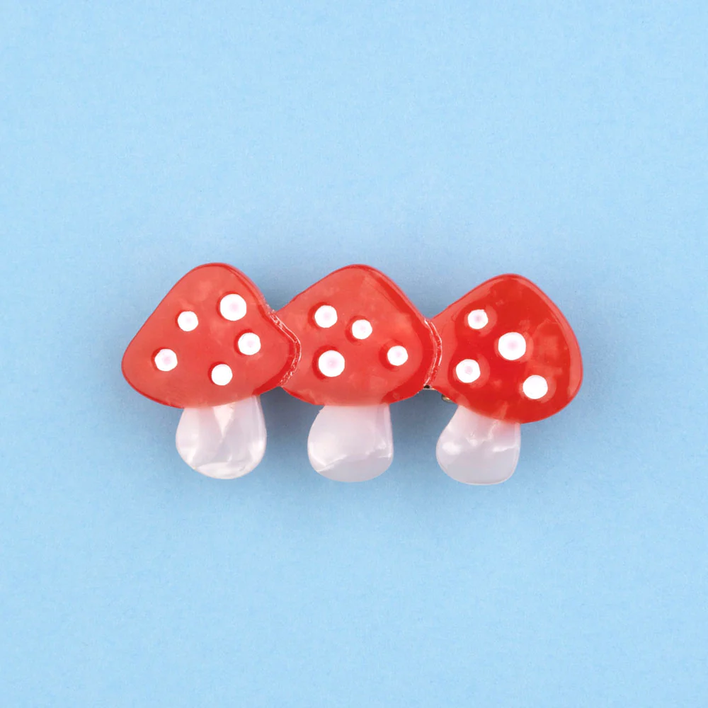 Hair Clip (Mushroom)