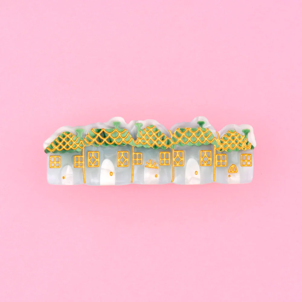 Coucou Suzette Hair Clip (Snowy Town)