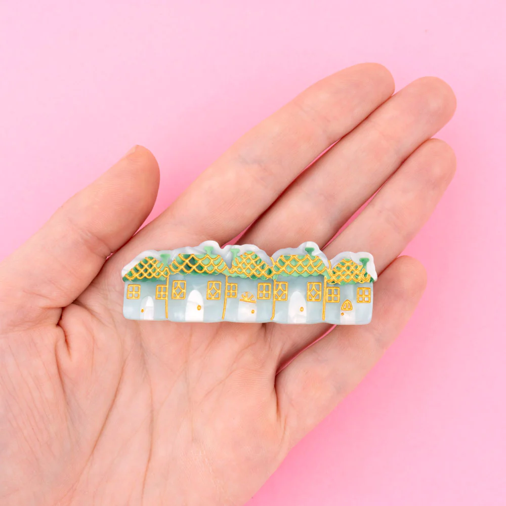 Coucou Suzette Hair Clip (Snowy Town)