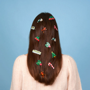 Coucou Suzette Hair Clip (Snowy Town)