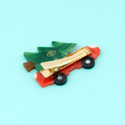 Coucou Suzette Hair Clip (Christmas Car)