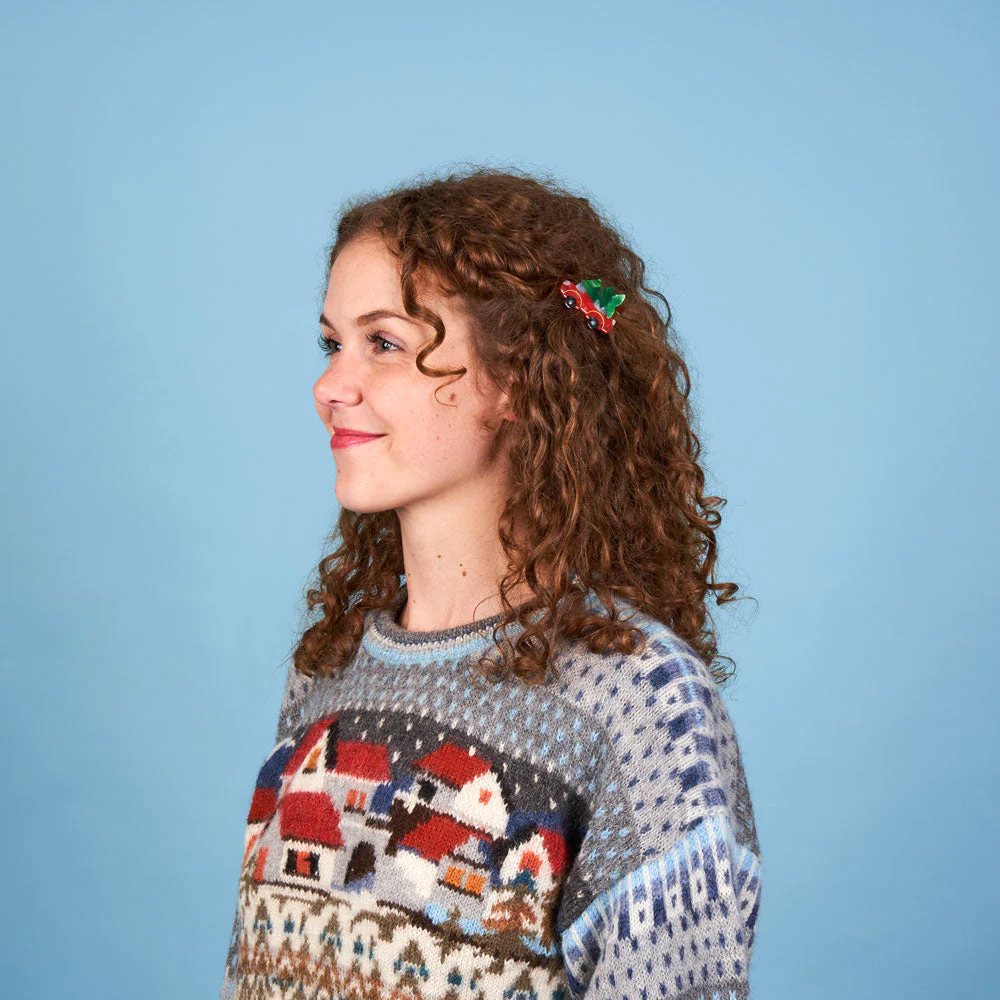 Coucou Suzette Hair Clip (Christmas Car)