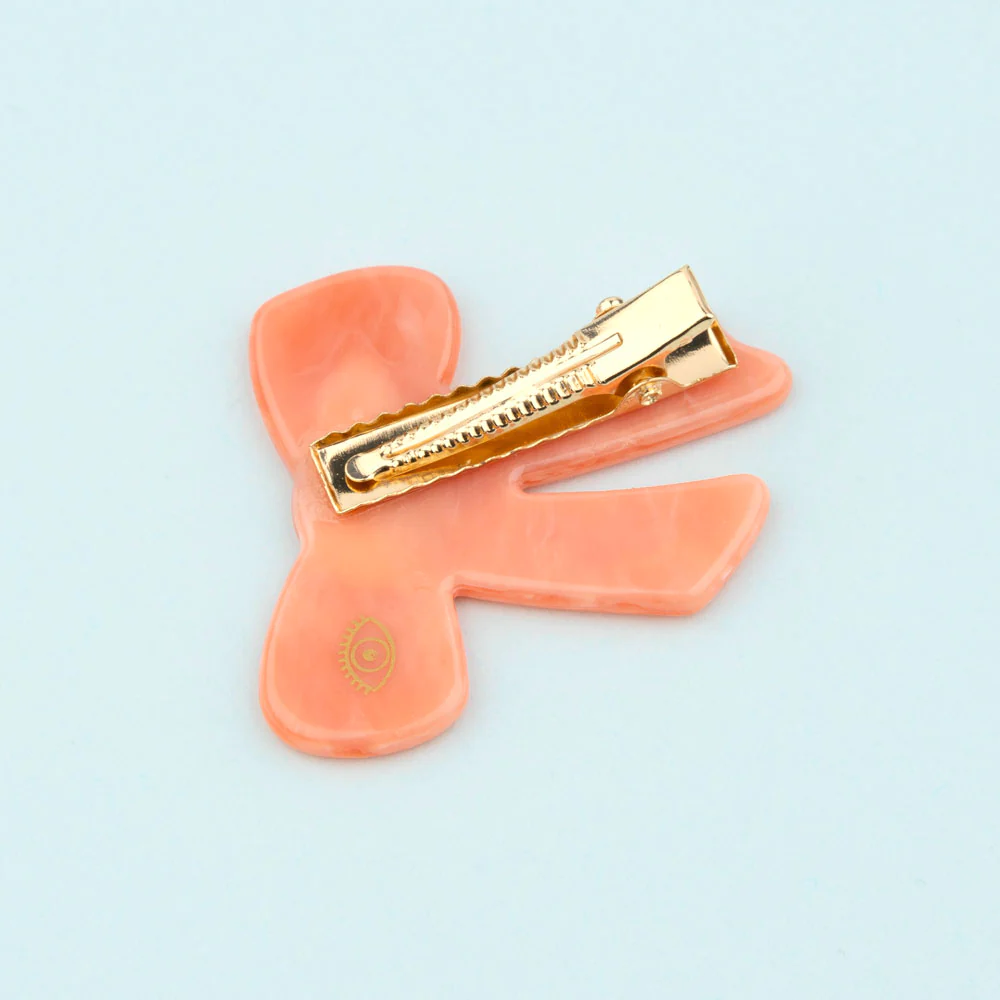 Coucou Suzette Hair Clip (Pink Ribbon)