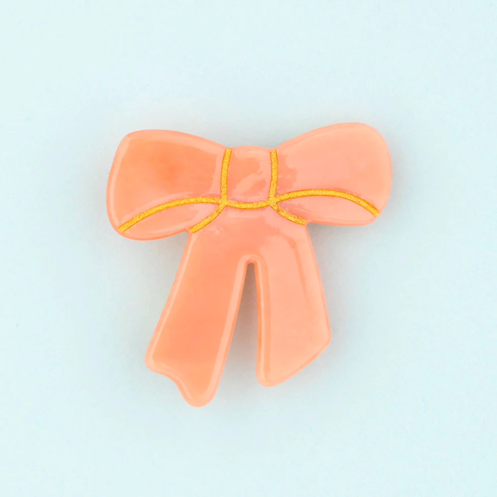 Coucou Suzette Hair Clip (Pink Ribbon)