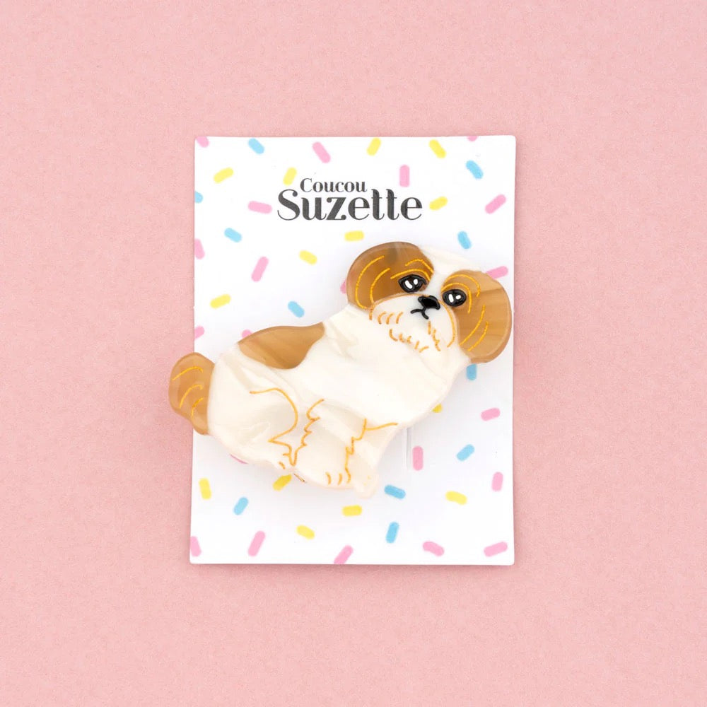 Coucou Suzette Hair Clip (Shih Tzu)