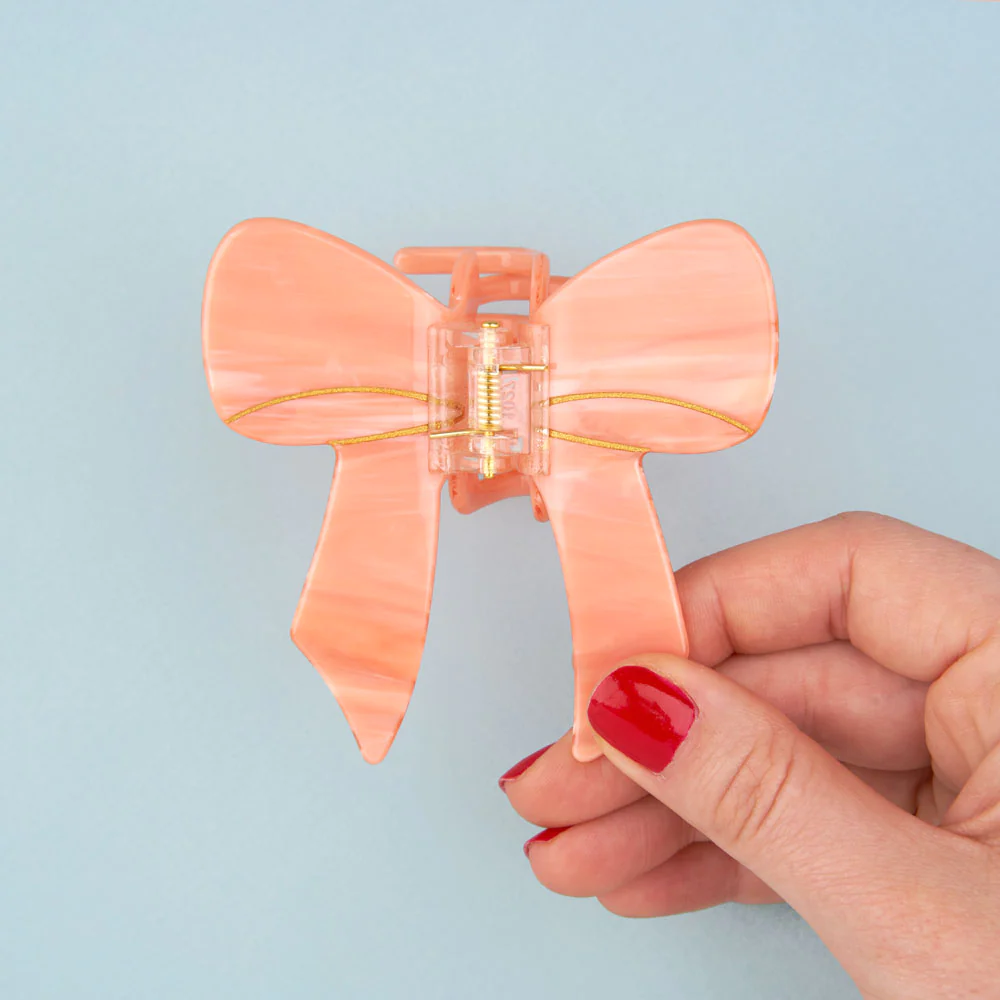 Coucou Suzette Hair Claw (Pink Ribbon)
