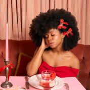 Coucou Suzette Hair Claw (Red Ribbon)