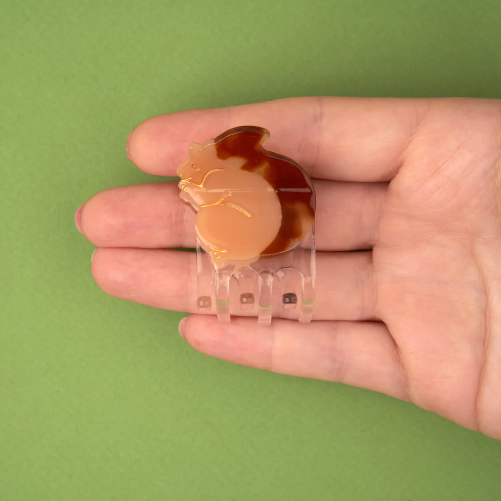 Coucou Suzette Mini Hair Claw (Squirrel)