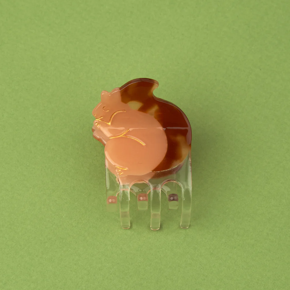 Coucou Suzette Mini Hair Claw (Squirrel)