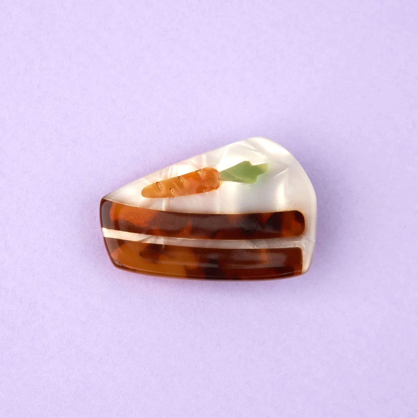 Coucou Suzette Hair Clip (Carrot Cake)