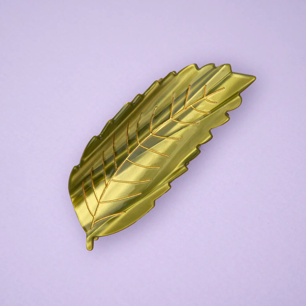 Coucou Suzette Hair Claw (Chestnut leaf)