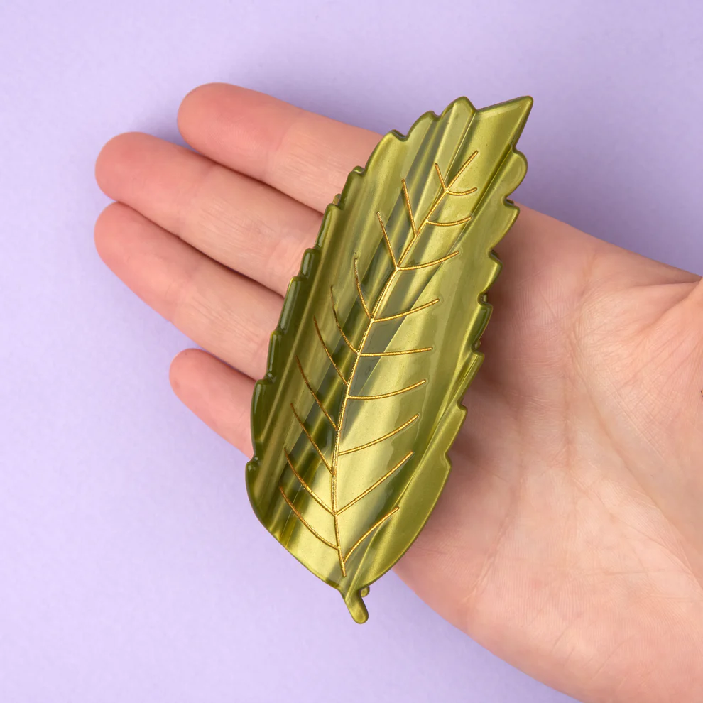 Coucou Suzette Hair Claw (Chestnut leaf)