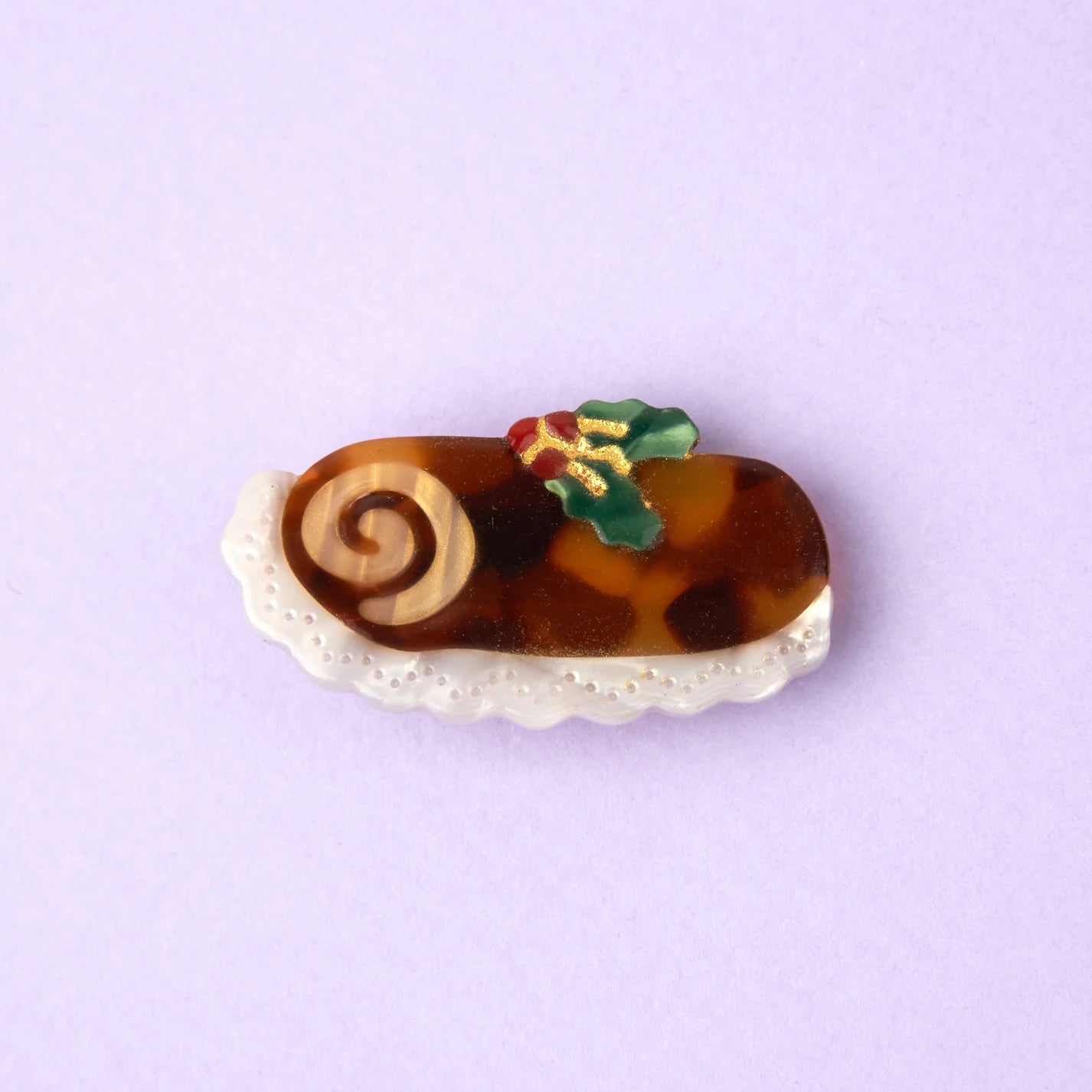 Coucou Suzette Hair Clip (Christmas Log Cake)