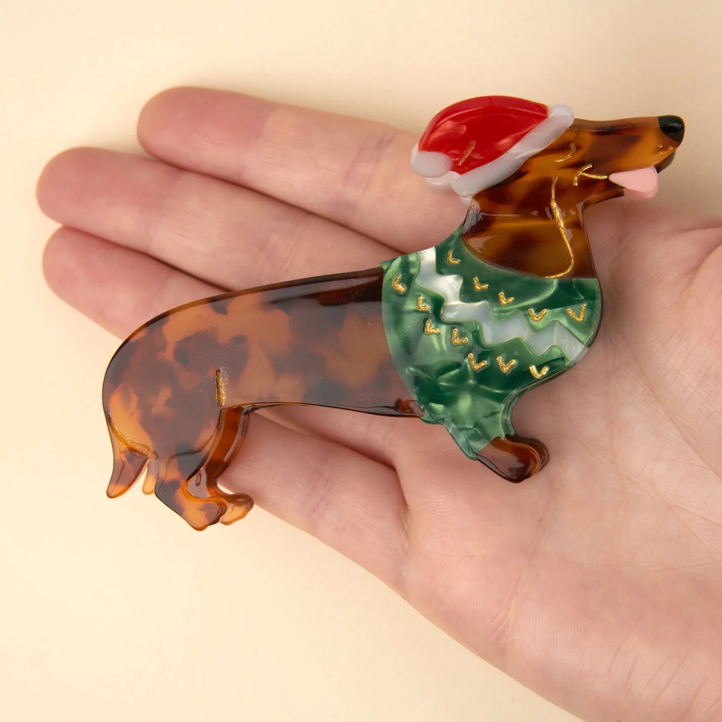 Coucou Suzette Hair Claw (Chilly Dachshund)