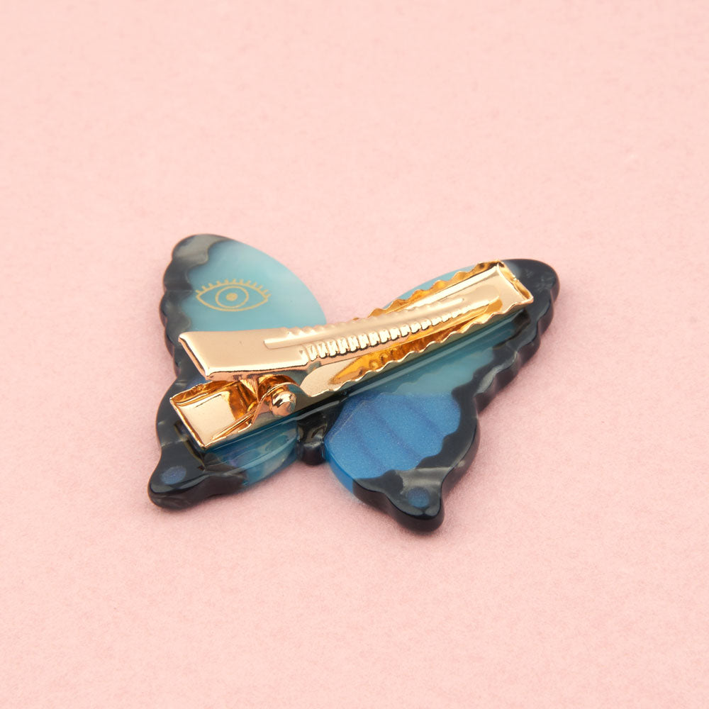 Coucou Suzette Hair Clip (Blue Butterfly)