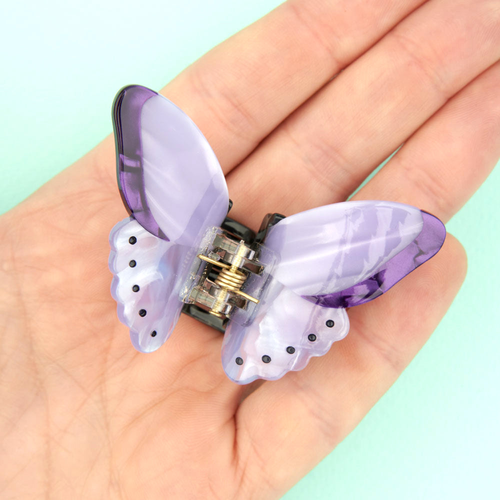 Coucou Suzette Mini Hair Claw (Purple Butterfly)