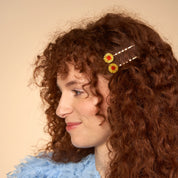 Coucou Suzette Hair Clip Bobby (Sunflowers)