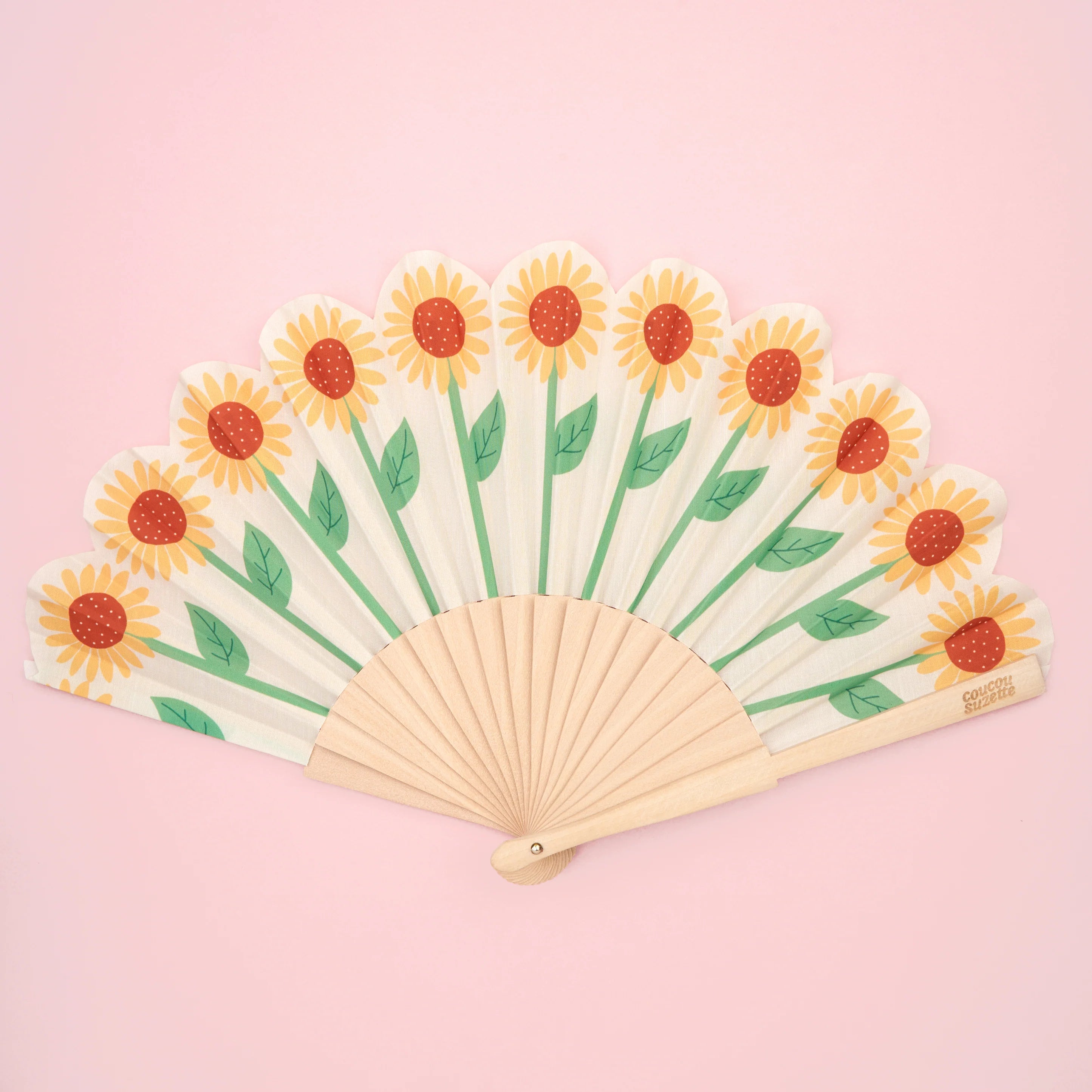 Coucou Suzette Handfan (Sunflower)