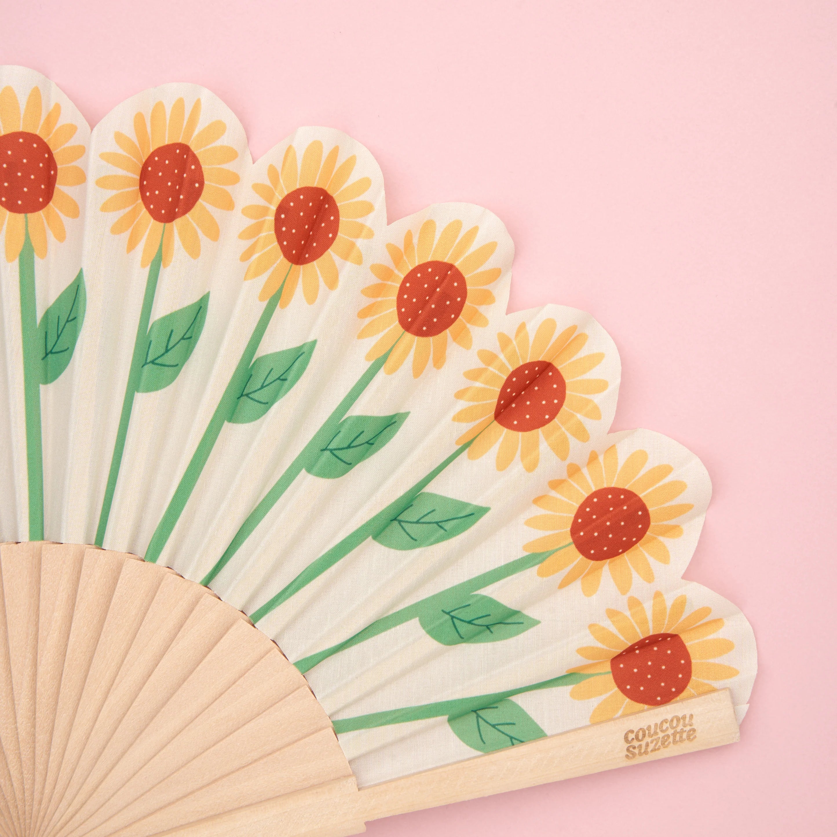 Coucou Suzette Handfan (Sunflower)
