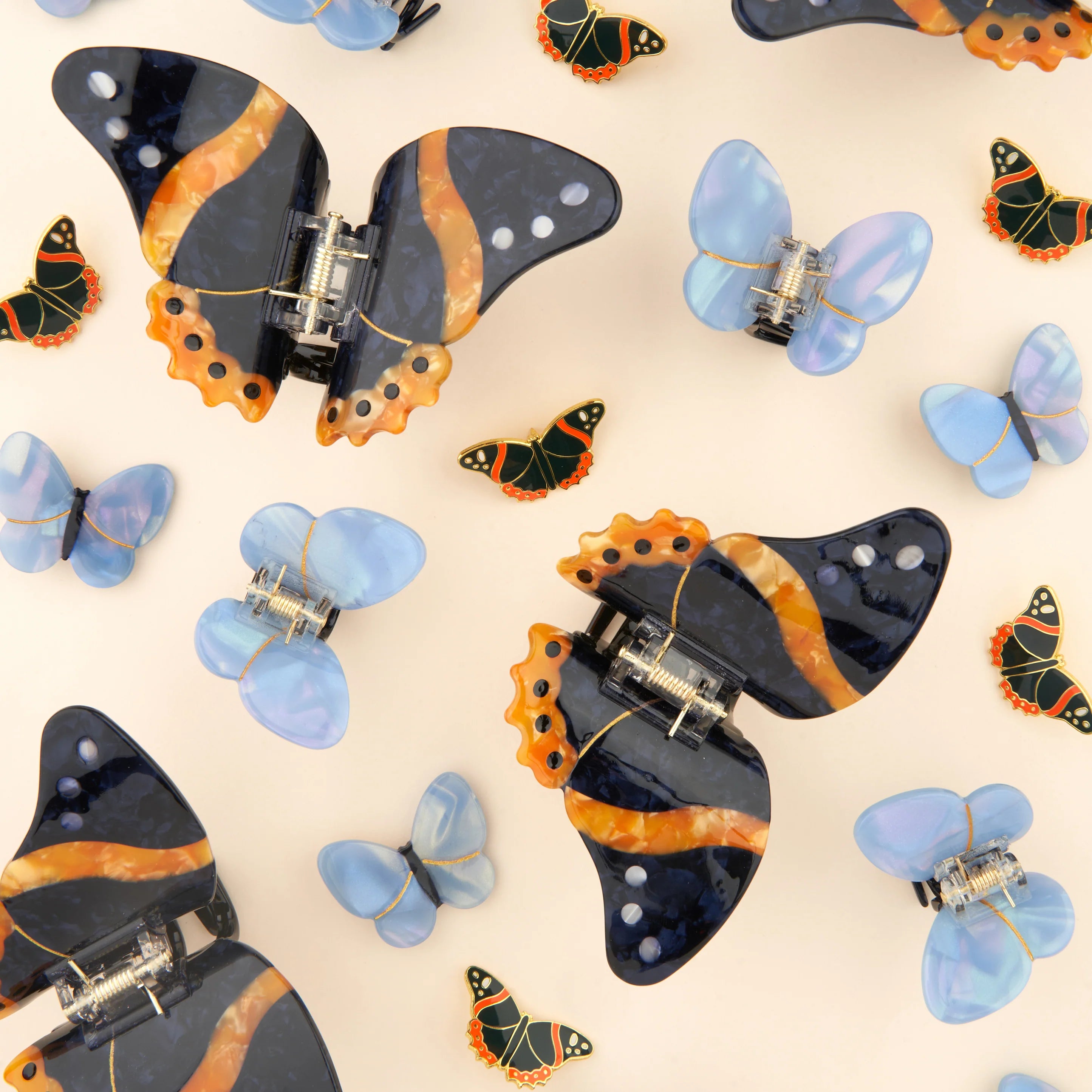 Coucou Suzette Hair Claw (Black Butterfly)