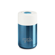 FrankGreen: Ceramic Cups Chrome Blue/Cloud 10oz/295ml