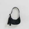 Mini Crescent Nylon Bag - Black