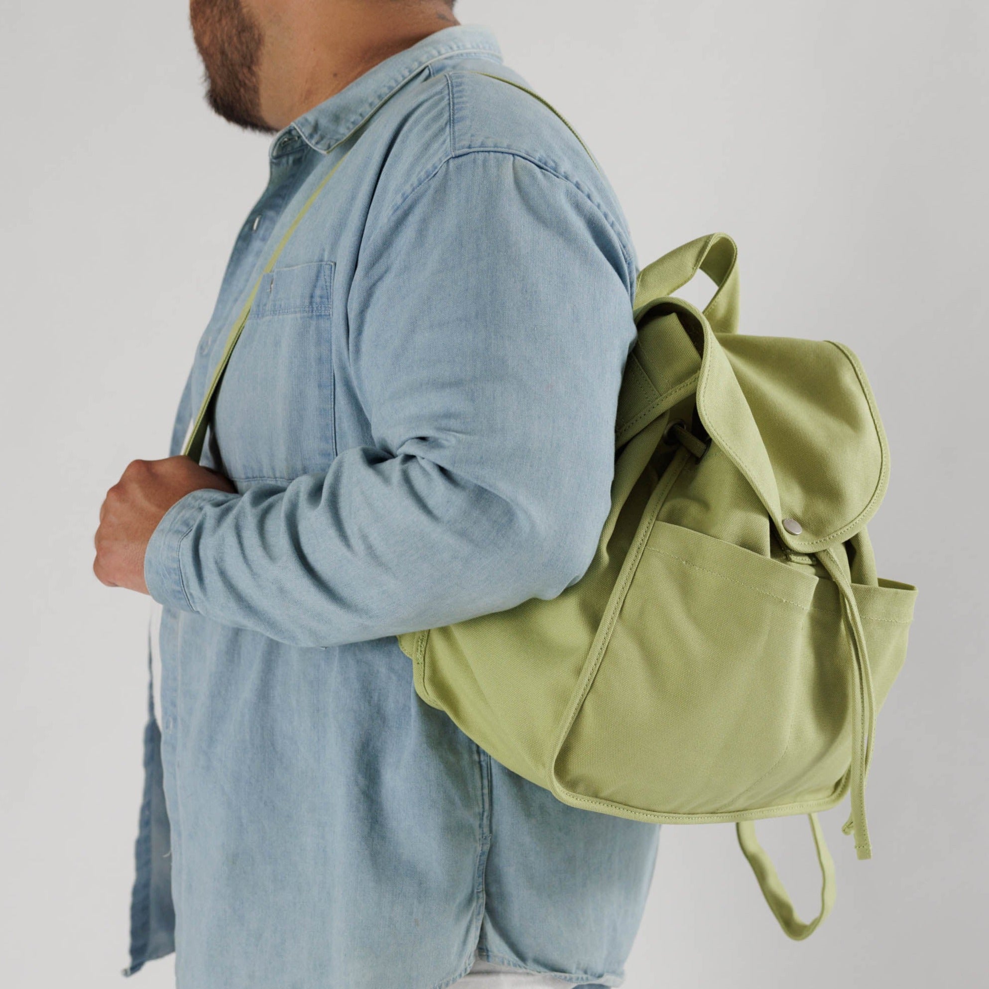 Drawstring Backpack (Pistachio)