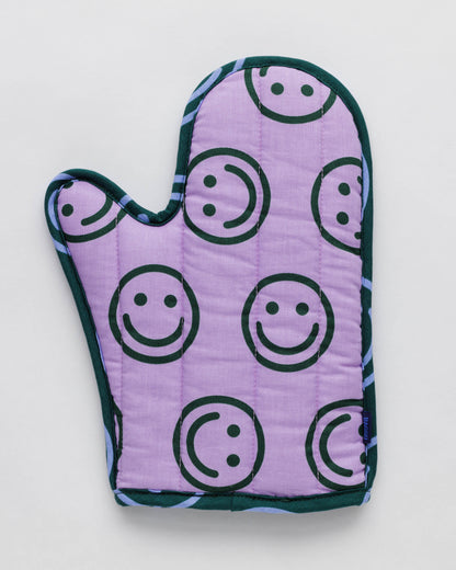 Oven Mitt (Lavender Forest Happy)