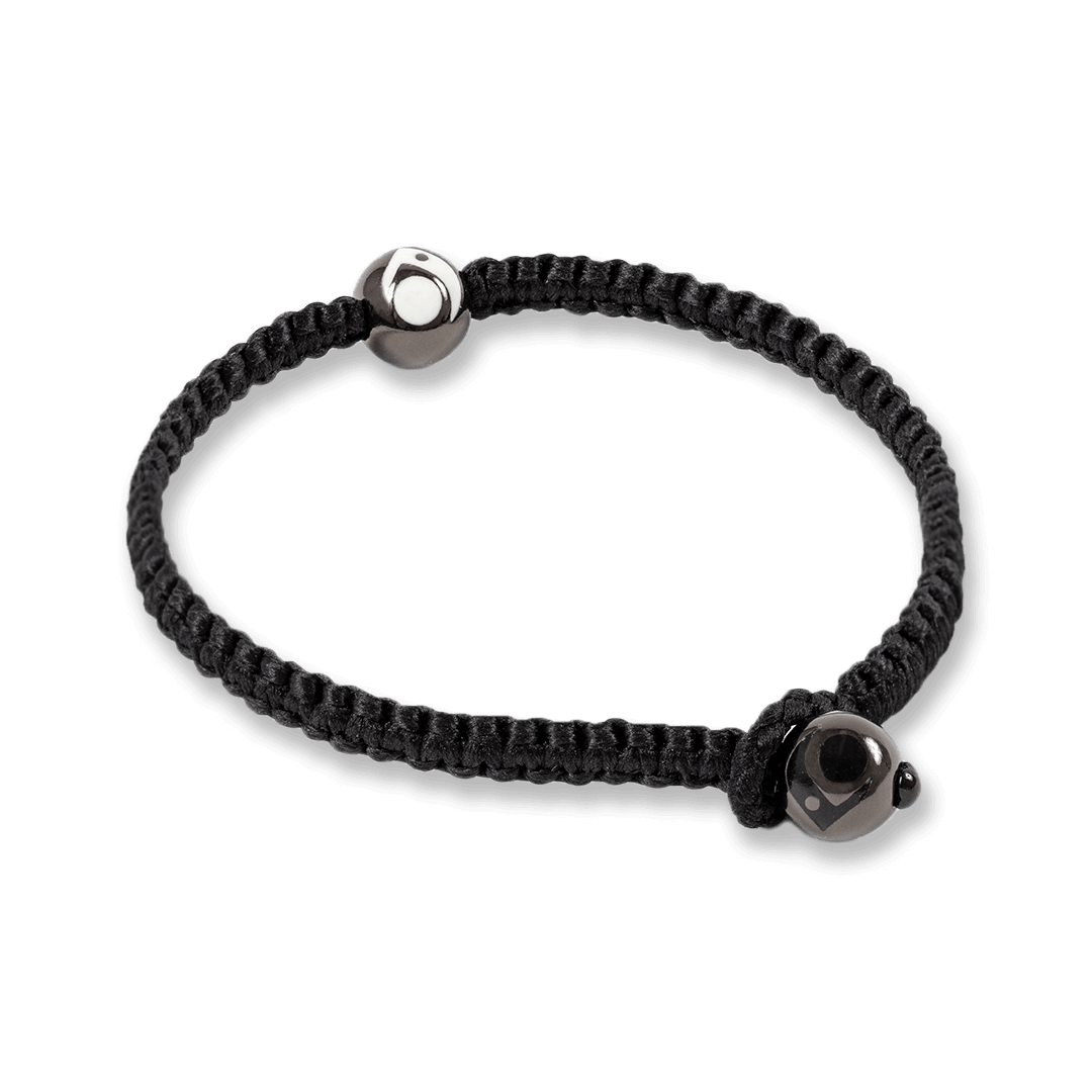 Lokai Single Wrap Black Gunmetal